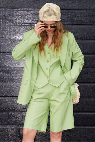 Жакет, жилет, шорты PiRS 6018 лаймовый - фото 13