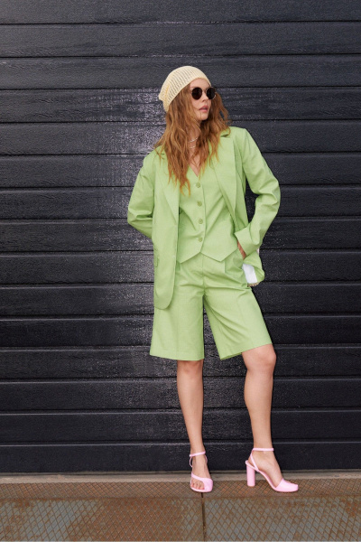 Жакет, жилет, шорты PiRS 6018 лаймовый - фото 11