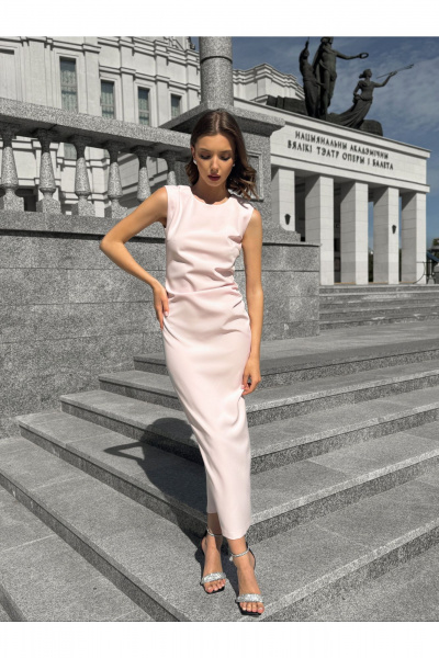 Платье THE.WOMAN 0317 розовый - фото 1