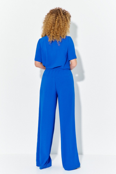 Блуза, брюки Euromoda 607 синий - фото 3