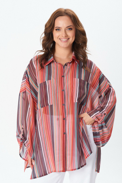 Блуза Condra 16284 коралловый - фото 17