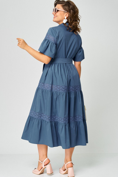 Платье EVA GRANT 7181М джинс - фото 8