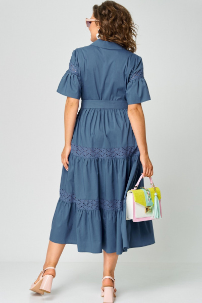 Платье EVA GRANT 7181М джинс - фото 7
