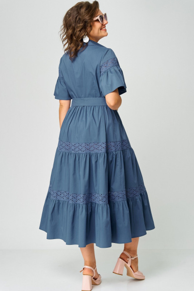 Платье EVA GRANT 7181М джинс - фото 6