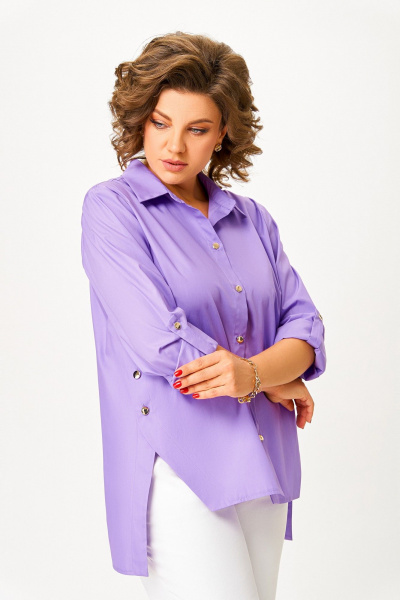 Рубашка Swallow 848.1 лавандовый - фото 12