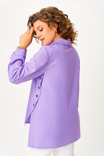 Рубашка Swallow 848.1 лавандовый - фото 8