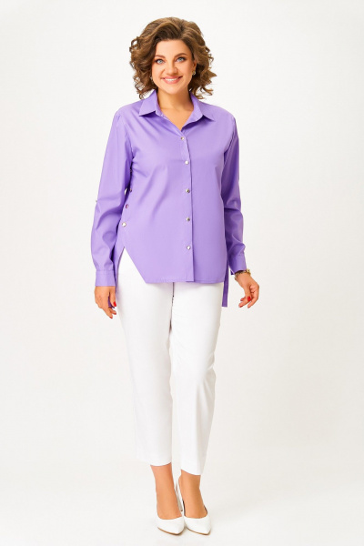 Рубашка Swallow 848.1 лавандовый - фото 4