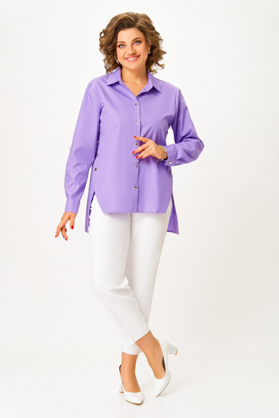 Рубашка Swallow 848.1 лавандовый - фото 3