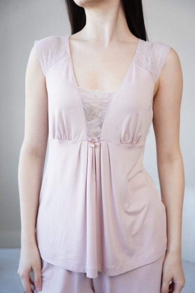 Майка, шорты Купалинка 680802.158-164 пыльная роза - фото 8