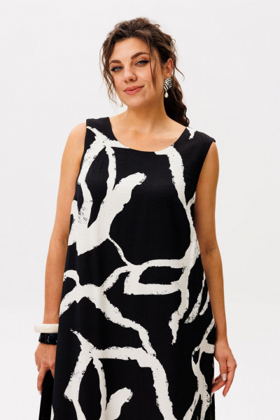 Сарафан Anelli 1519 ночные_лилии - фото 4