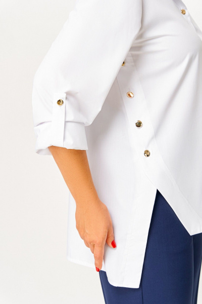 Рубашка Swallow 848.2 белый - фото 10