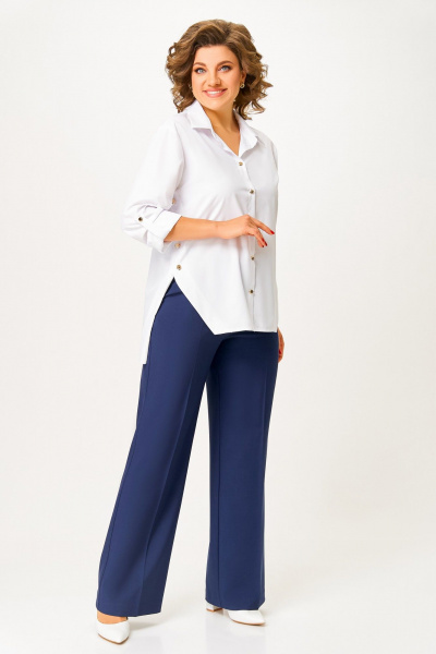 Рубашка Swallow 848.2 белый - фото 8