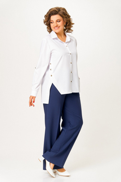 Рубашка Swallow 848.2 белый - фото 4