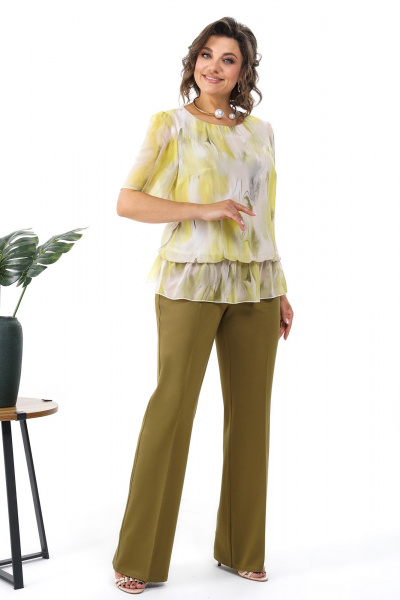 Блуза, брюки Alani Collection 2371 - фото 2