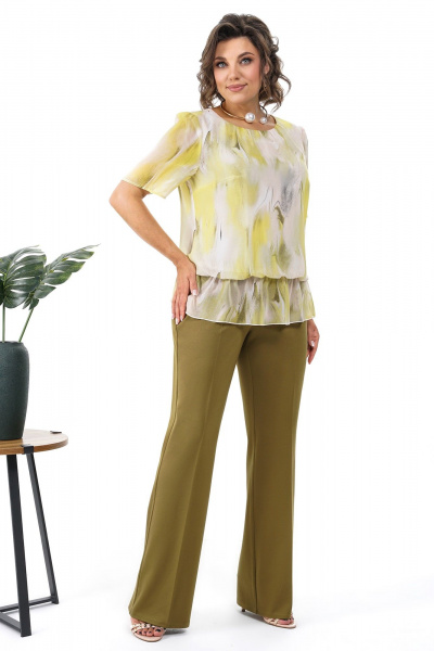 Блуза, брюки Alani Collection 2371 - фото 1