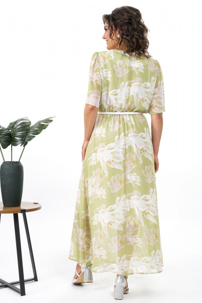 Платье Alani Collection 2369 салат - фото 8