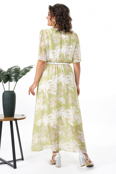 Платье Alani Collection 2369 салат - фото 7