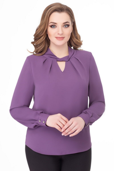 Блуза БелЭкспози 1176 королевский_пурпур - фото 2