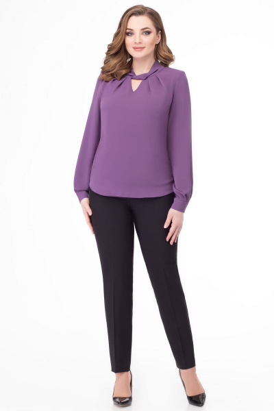 Блуза БелЭкспози 1176 королевский_пурпур - фото 1