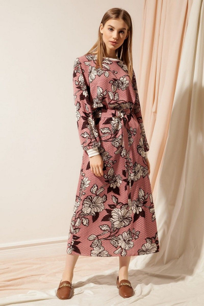 Блуза Nova Line 20364 цветы - фото 1