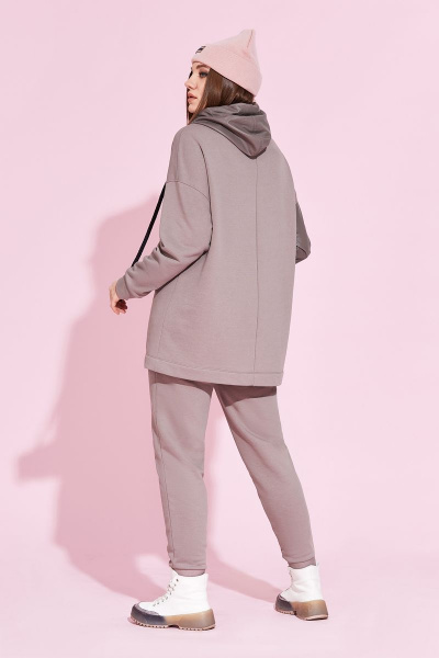 Брюки, свитшот Милора-стиль 854 капучино - фото 2