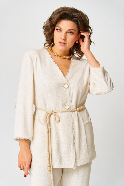 Брюки, жакет AMUARt 1050 бежевый - фото 22