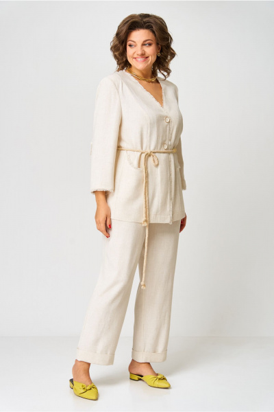 Брюки, жакет AMUARt 1050 бежевый - фото 17