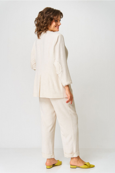 Брюки, жакет AMUARt 1050 бежевый - фото 11