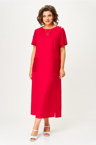 Платье AMUARt 1048 красный - фото 6