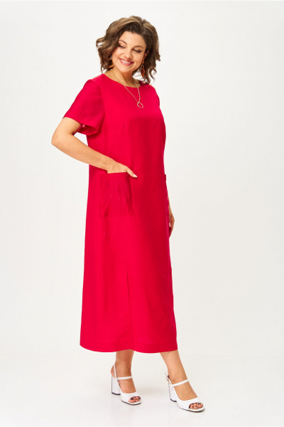 Платье AMUARt 1048 красный - фото 4