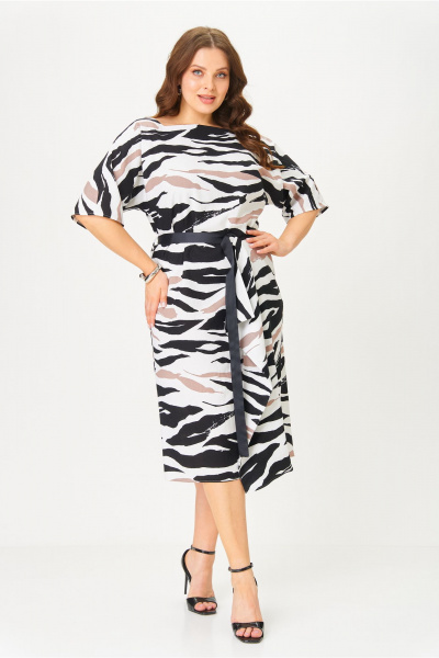 Платье AMUARt 1045 мультиколор - фото 3