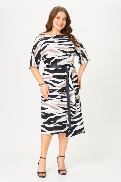 Платье AMUARt 1045 мультиколор - фото 1