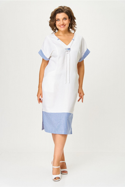 Платье AMUARt 1047 белый - фото 13