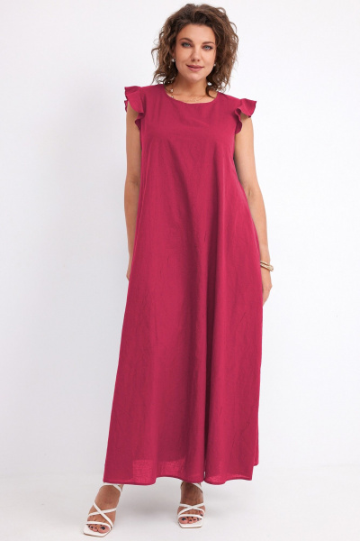 Платье BegiModa 1046 рубин - фото 3