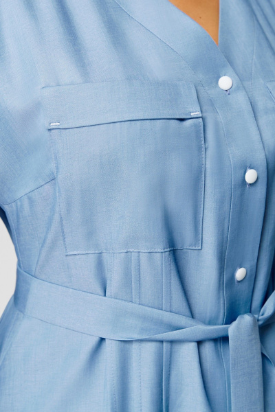 Платье Мишель стиль 1285 джинсовый - фото 9