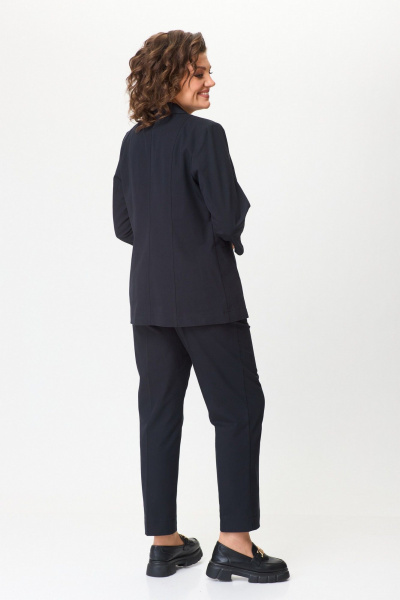 Брюки, жакет БелЭльСтиль 203-2_83_22+586-2_87_22 черный джинс - фото 7