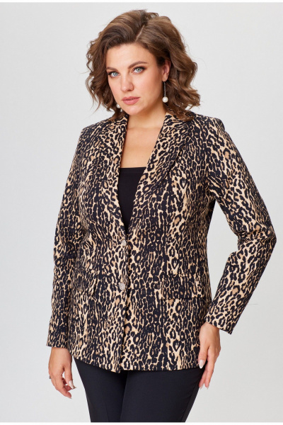 Жакет БелЭльСтиль 866-2_99_22 леопард - фото 2