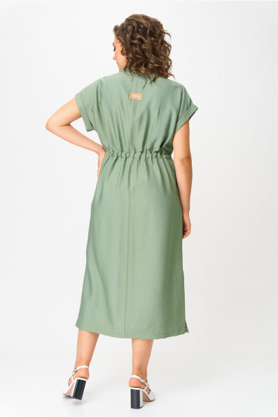 Платье, ремень Bonna Image 980/2 зеленый - фото 5