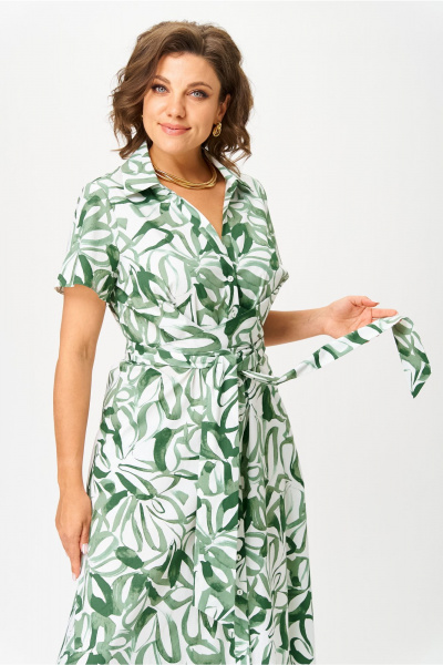 Платье Bonna Image 992/3 зеленый - фото 5