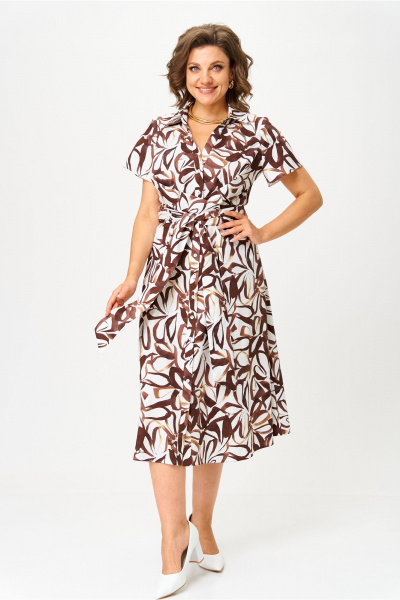 Платье Bonna Image 992/4 коричневый - фото 9