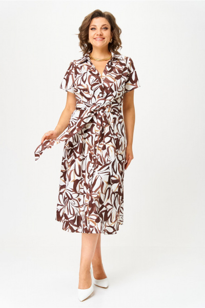 Платье Bonna Image 992/4 коричневый - фото 6