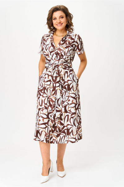 Платье Bonna Image 992/4 коричневый - фото 1