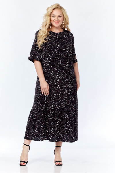 Платье СиБон 0202 черный - фото 1