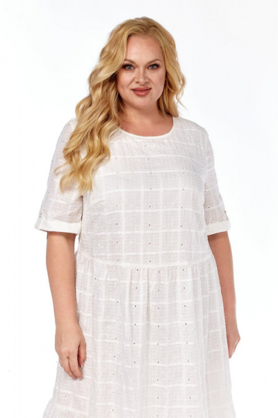 Платье СиБон 0251 молоко - фото 2