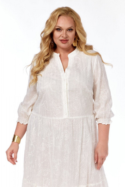 Платье СиБон 0249 молоко - фото 3