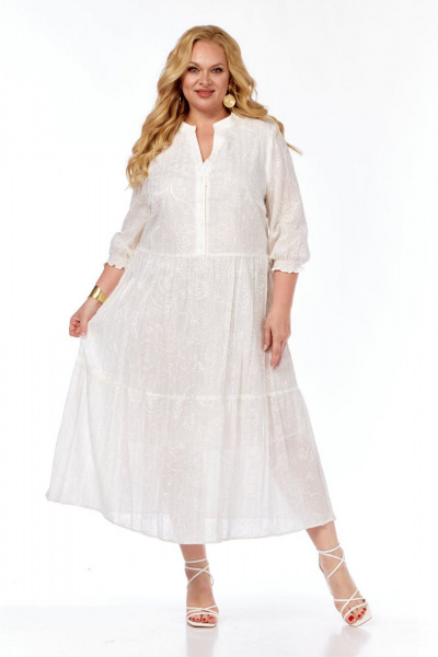 Платье СиБон 0249 молоко - фото 2