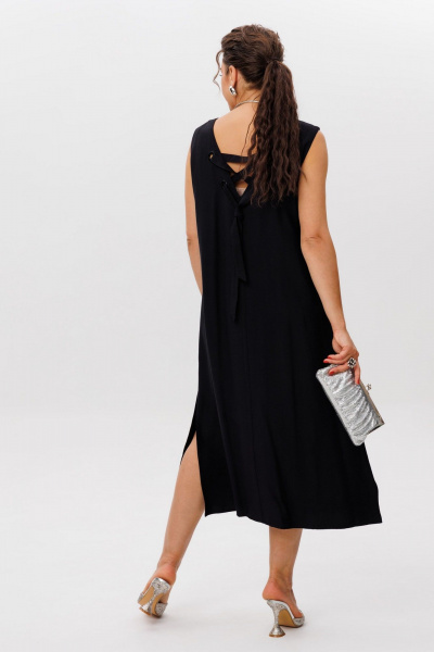 Сарафан Anelli 1519 черный_бриллиант - фото 5