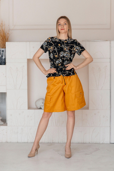 Шорты Shymoda М_359-25 тёмно-оранжевый - фото 1