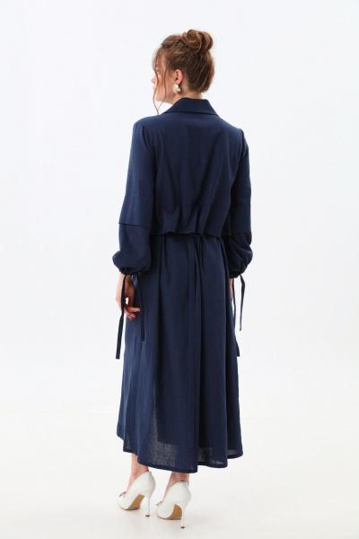 Платье NikVa 944-4 индиго - фото 9