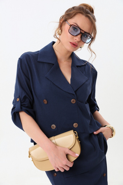 Жакет NikVa 973-1 индиго - фото 3